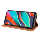 Magnetic Buckle Retro Crazy Horse Texture Horizontal Flip Leather Case for Wiko View 3 Pro, with Holder & Card Slots & Photo Frame(Brown)
