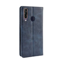 Magnetic Buckle Retro Crazy Horse Texture Horizontal Flip Leather Case for Wiko View 3 Pro, with Holder & Card Slots & Photo Frame(Blue)