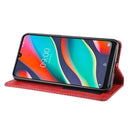 Magnetic Buckle Retro Crazy Horse Texture Horizontal Flip Leather Case for Wiko View 3 Pro, with Holder & Card Slots & Photo Frame(Red)
