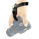 RICHWELL Genuine Leather Hand Grip Wrist Strap for DSLR Camera(Black)