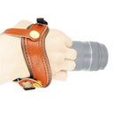 RICHWELL Genuine Leather Hand Grip Wrist Strap for DSLR Camera(Brown)