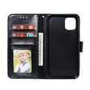 Mandala Embossing Pattern Horizontal Flip Leather Case for iPhone 11, with Holder & Card Slots & Wallet & Photo Frame & Lanyard(Black)