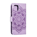 Mandala Embossing Pattern Horizontal Flip Leather Case for iPhone 11, with Holder & Card Slots & Wallet & Photo Frame & Lanyard(Purple)