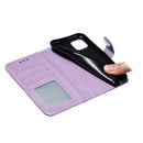 Mandala Embossing Pattern Horizontal Flip Leather Case for iPhone 11, with Holder & Card Slots & Wallet & Photo Frame & Lanyard(Purple)