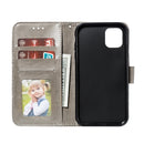 Mandala Embossing Pattern Horizontal Flip Leather Case for iPhone 11, with Holder & Card Slots & Wallet & Photo Frame & Lanyard(Gray)