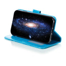 Mandala Embossing Pattern Horizontal Flip Leather Case for iPhone 11, with Holder & Card Slots & Wallet & Photo Frame & Lanyard(Blue)