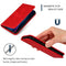 Retro Skin Feel Business Magnetic Horizontal Flip Leather Case for Huawei P Smart 2019 & P Smart Plus 2019 (Red)