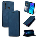 Retro Skin Feel Business Magnetic Horizontal Flip Leather Case for Huawei P Smart 2019 & P Smart Plus 2019(Navy Blue)