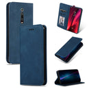 Retro Skin Feel Business Magnetic Horizontal Flip Leather Case for Xiaomi Mi 9T / Mi 9T Pro / Redmi K20 / K20 Pro(Navy Blue)