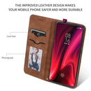 Retro Skin Feel Business Magnetic Horizontal Flip Leather Case for Xiaomi Mi 9T / Mi 9T Pro / Redmi K20 / K20 Pro(Brown)