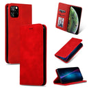Retro Skin Feel Business Magnetic Horizontal Flip Leather Case for iPhone 11 Pro(Red)