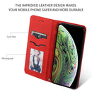 Retro Skin Feel Business Magnetic Horizontal Flip Leather Case for iPhone 11 Pro(Red)