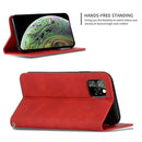 Retro Skin Feel Business Magnetic Horizontal Flip Leather Case for iPhone 11 Pro(Red)
