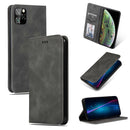 Retro Skin Feel Business Magnetic Horizontal Flip Leather Case for iPhone 11 Pro(Dark Gray)