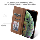 Retro Skin Feel Business Magnetic Horizontal Flip Leather Case for iPhone 11 Pro(Brown)