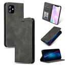Retro Skin Feel Business Magnetic Horizontal Flip Leather Case for iPhone 11(Dark Gray)