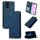 Retro Skin Feel Business Magnetic Horizontal Flip Leather Case for iPhone 11(Navy Blue)