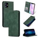 Retro Skin Feel Business Magnetic Horizontal Flip Leather Case for iPhone 11(Army Green)