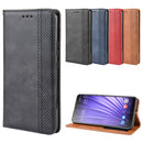 Magnetic Buckle Retro Crazy Horse Texture Horizontal Flip Leather Case for HTC U19E , with Holder & Card Slots & Photo Frame(Black)