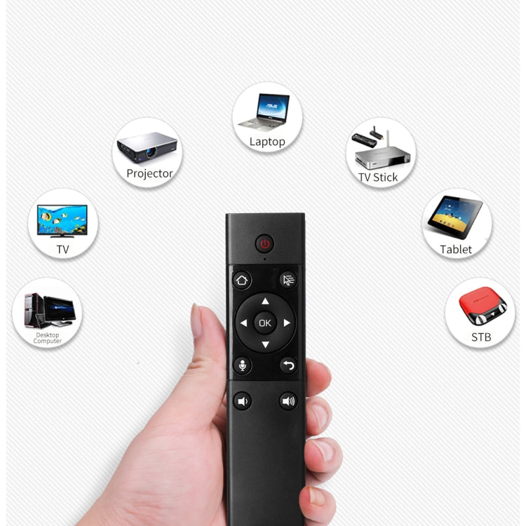 S122 Voice Control Fly Air Mouse 2.4GHz Wireless Microphone Remote Control for Android TV Box Mini PC