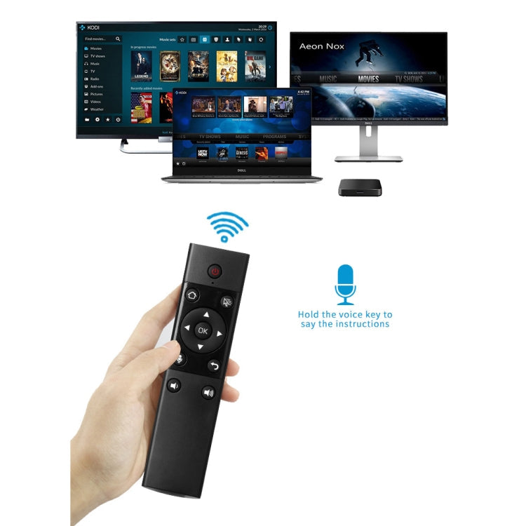 S122 Voice Control Fly Air Mouse 2.4GHz Wireless Microphone Remote Control for Android TV Box Mini PC