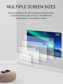 X2 (1+8G) DLP Android 7.1Smart Mini Projector X2 With Sliding Lens Cover Wifi Mini Projector (Black) EU