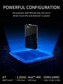 X2 (1+8G) DLP Android 7.1Smart Mini Projector X2 With Sliding Lens Cover Wifi Mini Projector (Black) EU