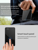 X2 (1+8G) DLP Android 7.1Smart Mini Projector X2 With Sliding Lens Cover Wifi Mini Projector (Black) EU
