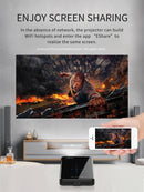 X2 (1+8G) DLP Android 7.1Smart Mini Projector X2 With Sliding Lens Cover Wifi Mini Projector (Black) EU