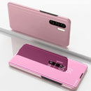 For Galaxy Note 10 Pro / Plus Electroplating Mirror Horizontal Flip PU Leather Case with Holder(Rsoe gold)