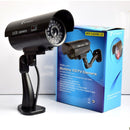 Waterproof Dummy CCTV Camera With Flashing LED For Realistic Looking for Security Alarm(black)