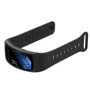 Silicone Watch Band for Samsung Gear Fit2 SM-R360, Wrist Strap Size:150-213mm(Black)