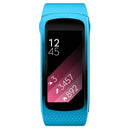 Silicone Watch Band for Samsung Gear Fit2 SM-R360, Wrist Strap Size:150-213mm(Light Blue)
