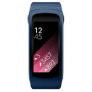 Silicone Watch Band for Samsung Gear Fit2 SM-R360, Wrist Strap Size:150-213mm(Midnight Blue)