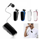 K39 Wireless Bluetooth Headset CSR DSP chip In-Ear Vibrating Alert Wear Clip Hands Free Earphone (White)