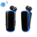 K39 Wireless Bluetooth Headset CSR DSP chip In-Ear Vibrating Alert Wear Clip Hands Free Earphone (Blue)