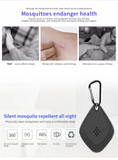 Outdoor Mosquito Repellent Portable Ultrasonic Insect Repellent Insecticide USB Charging Intelligent Frequency Conversion(Black)