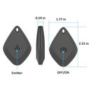 Outdoor Mosquito Repellent Portable Ultrasonic Insect Repellent Insecticide USB Charging Intelligent Frequency Conversion(White)