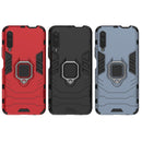 PC + TPU Shockproof Protective Case with Magnetic Ring Holder for Huawei Honor 9X / 9X Pro(Red)