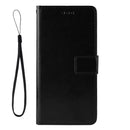 Retro Crazy Horse Texture Horizontal Flip Leather Case for Motorola One Action , with Holder & Card Slots & Photo Frame(Black)