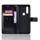 Retro Crazy Horse Texture Horizontal Flip Leather Case for Motorola One Action , with Holder & Card Slots & Photo Frame(Black)