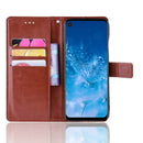 Retro Crazy Horse Texture Horizontal Flip Leather Case for Motorola One Action , with Holder & Card Slots & Photo Frame(Brown)