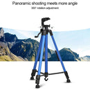 Portable Phone Live Selfie 3366 Tripod Stand DV SLR Camera Self-timer Full Light Bracket(Yellow)