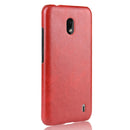 Shockproof Litchi Texture PC + PU Case For Nokia 2.2(Red)