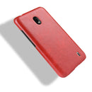 Shockproof Litchi Texture PC + PU Case For Nokia 2.2(Red)