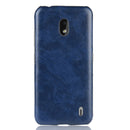 Shockproof Litchi Texture PC + PU Case For Nokia 2.2(Blue)