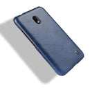 Shockproof Litchi Texture PC + PU Case For Nokia 2.2(Blue)