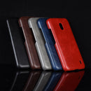 Shockproof Litchi Texture PC + PU Case For Nokia 2.2(Brown)