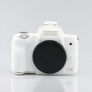 Richwell Silicone Armor Skin Case Body Cover Protector for Canon EOS M50 Body Digital Camera(White)