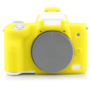 Richwell Silicone Armor Skin Case Body Cover Protector for Canon EOS M50 Body Digital Camera(Yellow)